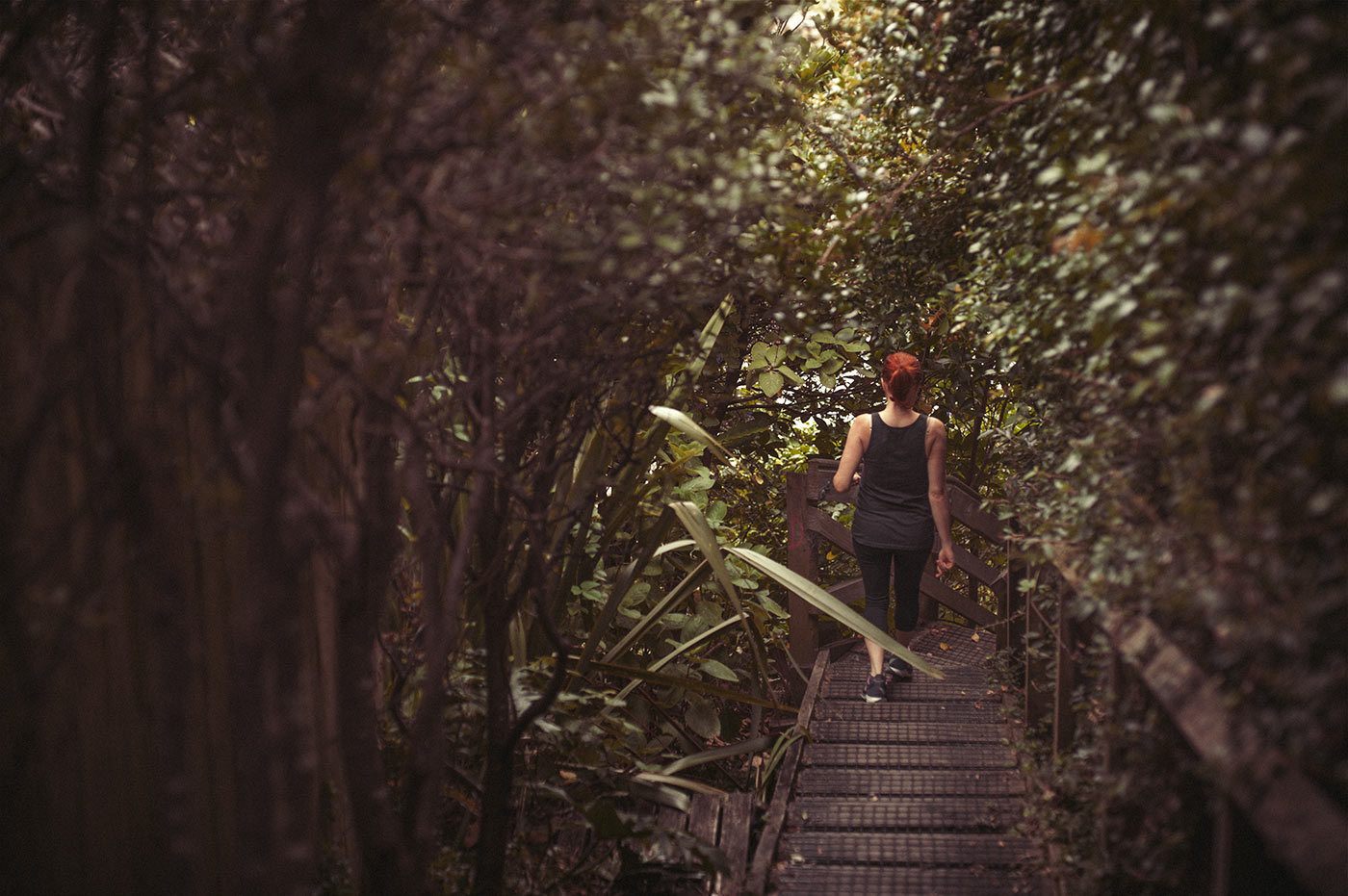 Naturopath Lisa Fitzgibbon on a 'green walk' through the bush to improve sleep